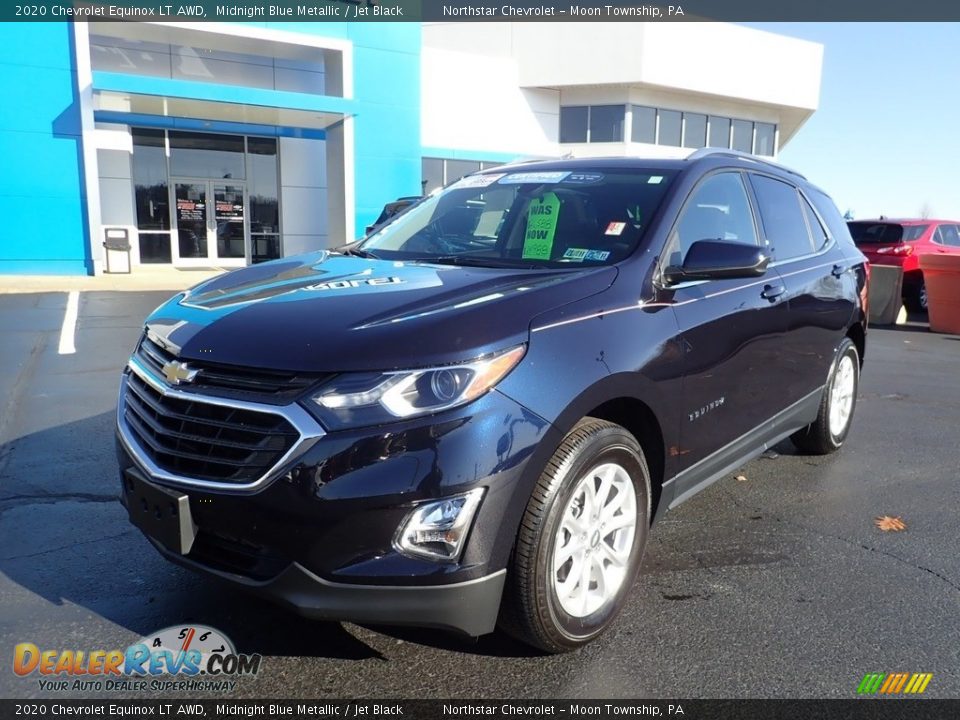 2020 Chevrolet Equinox LT AWD Midnight Blue Metallic / Jet Black Photo #2