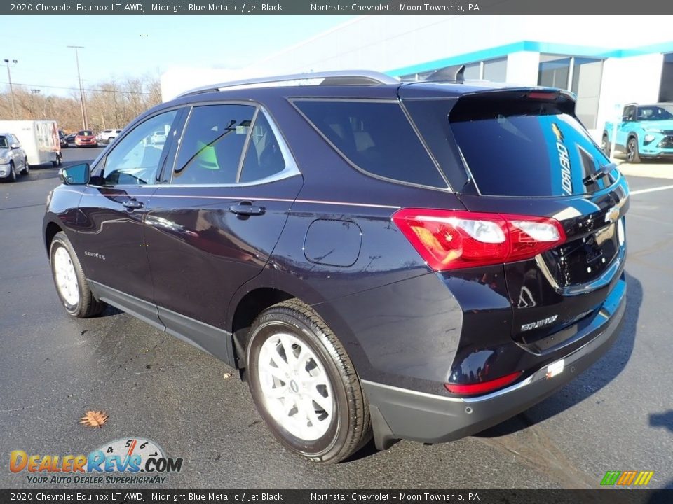 2020 Chevrolet Equinox LT AWD Midnight Blue Metallic / Jet Black Photo #4