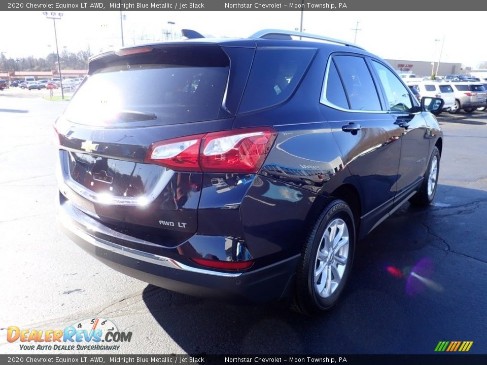 2020 Chevrolet Equinox LT AWD Midnight Blue Metallic / Jet Black Photo #8