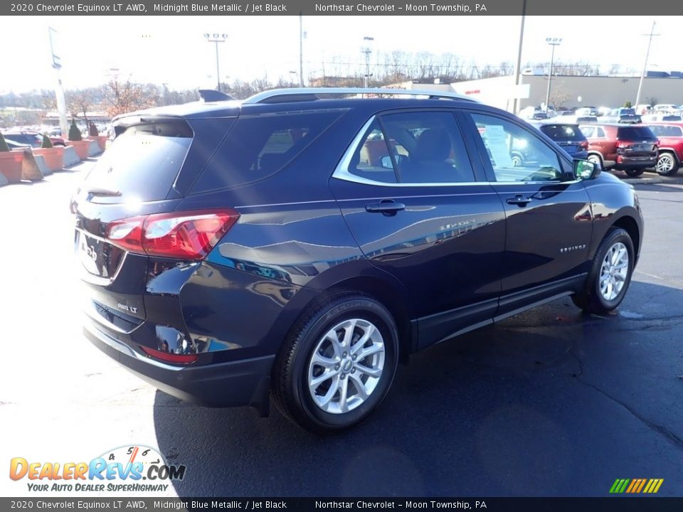 2020 Chevrolet Equinox LT AWD Midnight Blue Metallic / Jet Black Photo #9