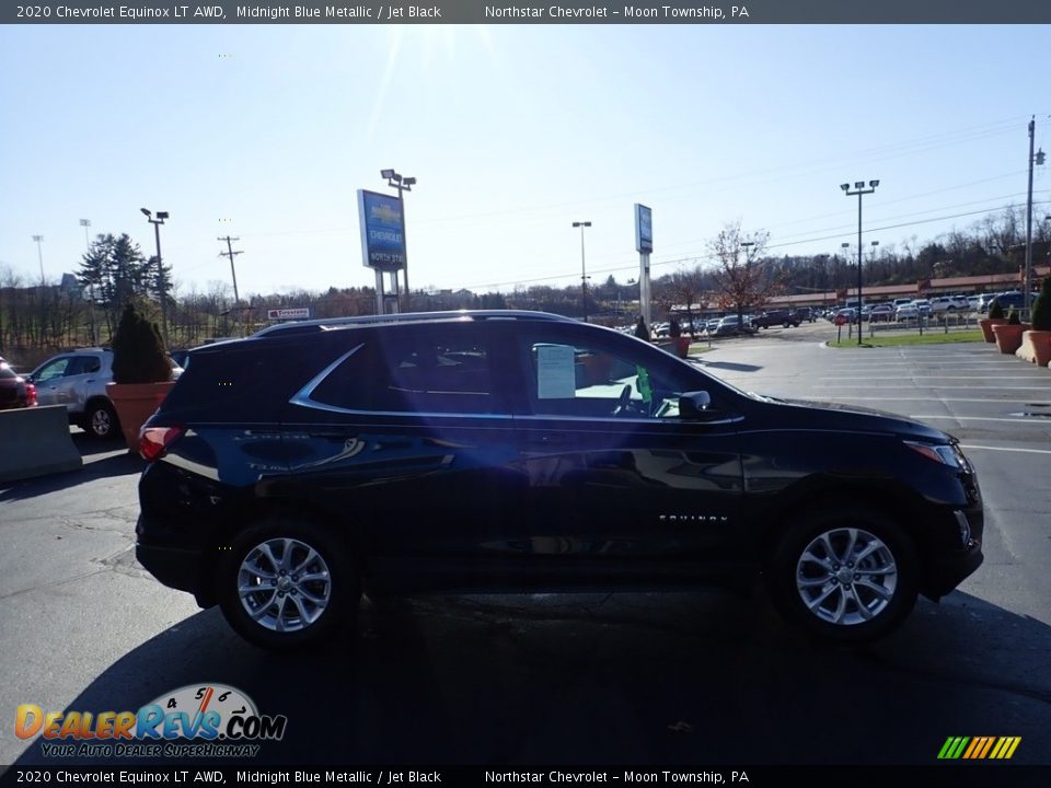 2020 Chevrolet Equinox LT AWD Midnight Blue Metallic / Jet Black Photo #10