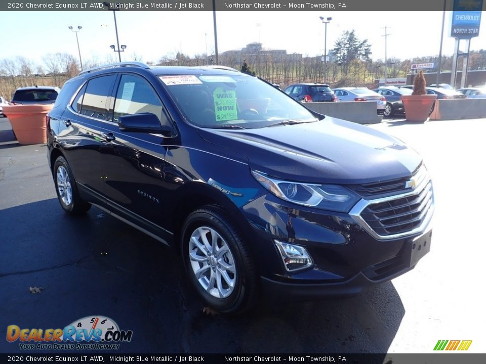 2020 Chevrolet Equinox LT AWD Midnight Blue Metallic / Jet Black Photo #11
