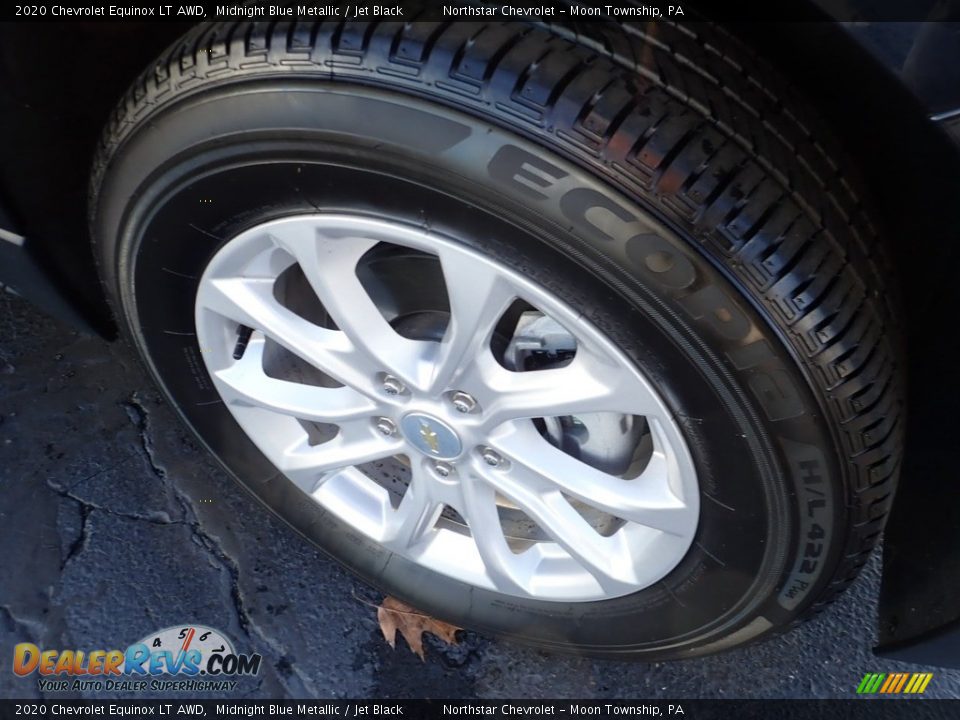 2020 Chevrolet Equinox LT AWD Midnight Blue Metallic / Jet Black Photo #14