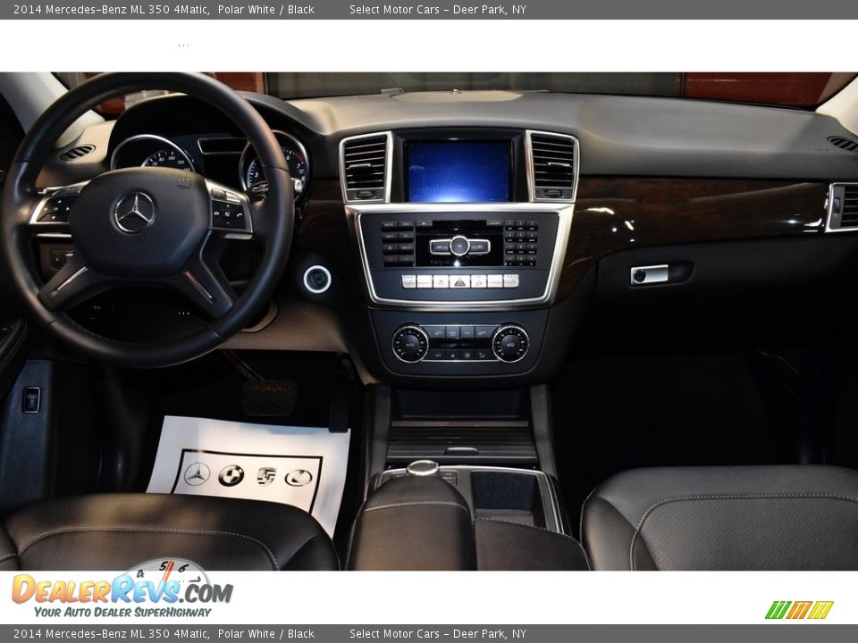 2014 Mercedes-Benz ML 350 4Matic Polar White / Black Photo #16