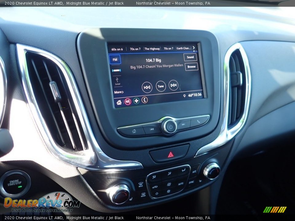 2020 Chevrolet Equinox LT AWD Midnight Blue Metallic / Jet Black Photo #27