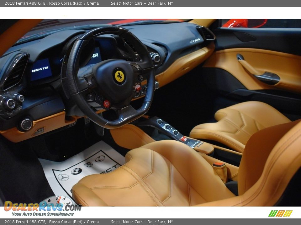 Crema Interior - 2018 Ferrari 488 GTB  Photo #11