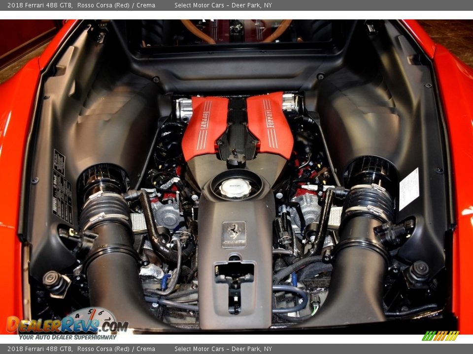 2018 Ferrari 488 GTB  3.9 Liter Turbocharged DOHC 32-Valve V8 Engine Photo #21