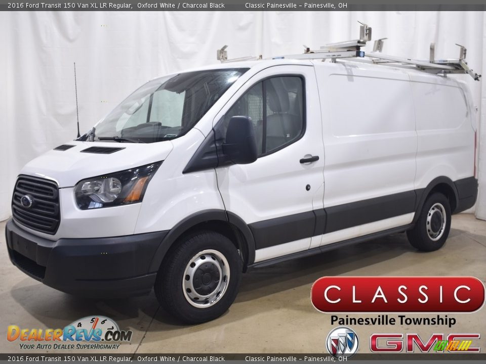 2016 Ford Transit 150 Van XL LR Regular Oxford White / Charcoal Black Photo #1