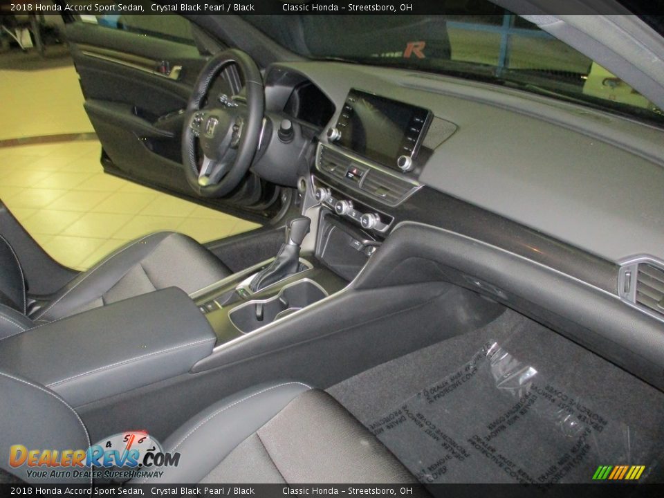 2018 Honda Accord Sport Sedan Crystal Black Pearl / Black Photo #15