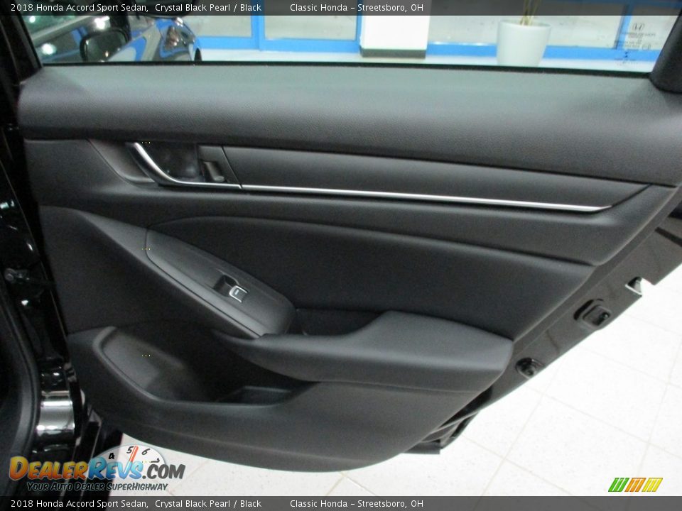 2018 Honda Accord Sport Sedan Crystal Black Pearl / Black Photo #17