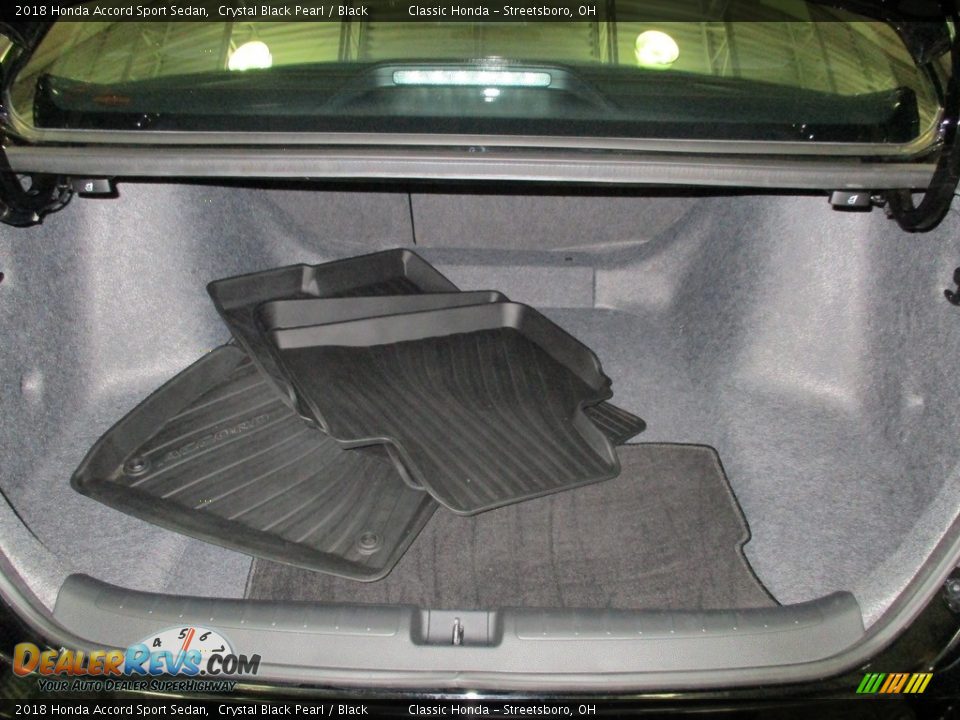 2018 Honda Accord Sport Sedan Crystal Black Pearl / Black Photo #20