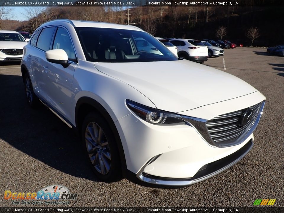 2021 Mazda CX-9 Grand Touring AWD Snowflake White Pearl Mica / Black Photo #3