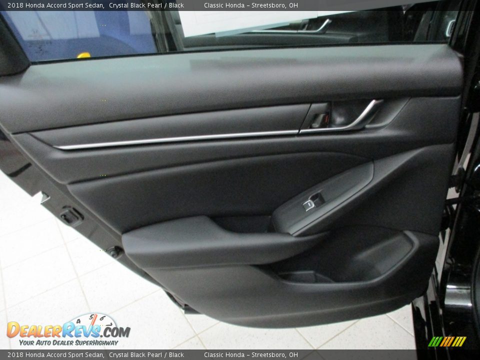 2018 Honda Accord Sport Sedan Crystal Black Pearl / Black Photo #22