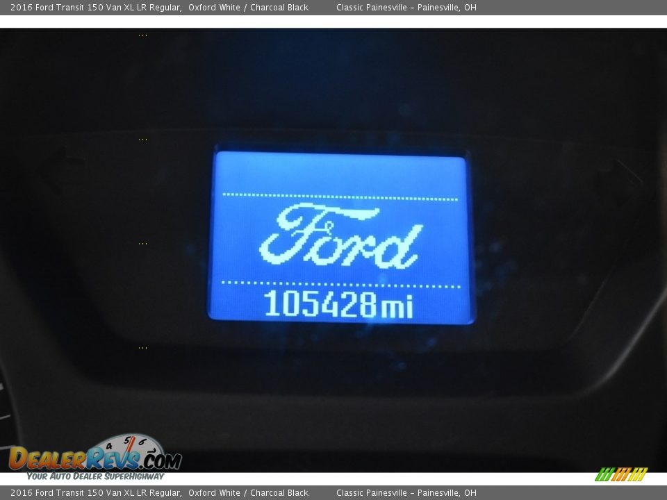 2016 Ford Transit 150 Van XL LR Regular Oxford White / Charcoal Black Photo #15
