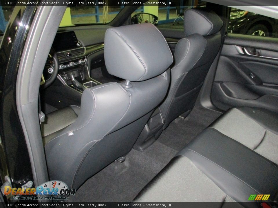 2018 Honda Accord Sport Sedan Crystal Black Pearl / Black Photo #23