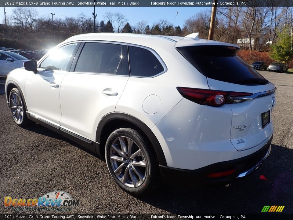 2021 Mazda CX-9 Grand Touring AWD Snowflake White Pearl Mica / Black Photo #6