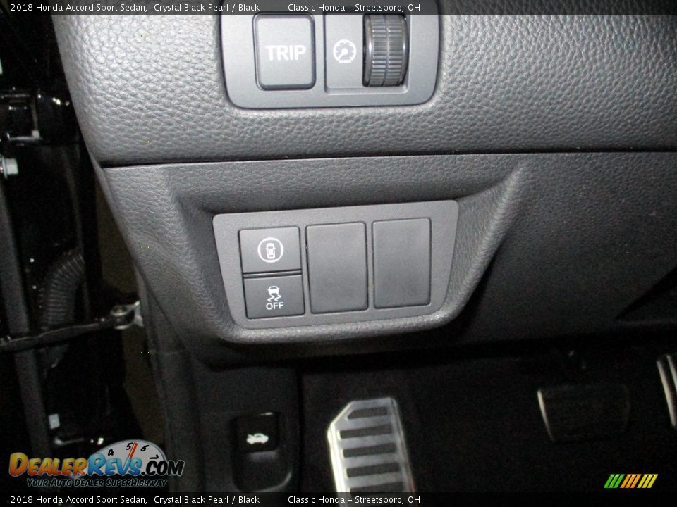 2018 Honda Accord Sport Sedan Crystal Black Pearl / Black Photo #28