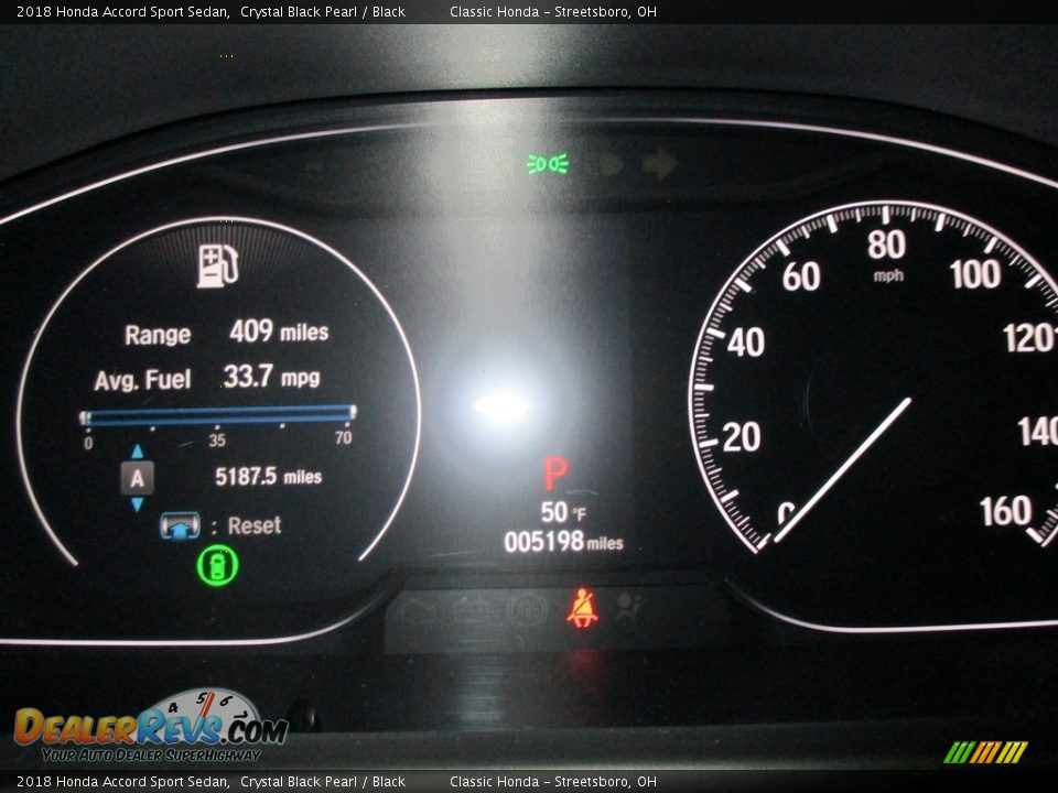 2018 Honda Accord Sport Sedan Crystal Black Pearl / Black Photo #32