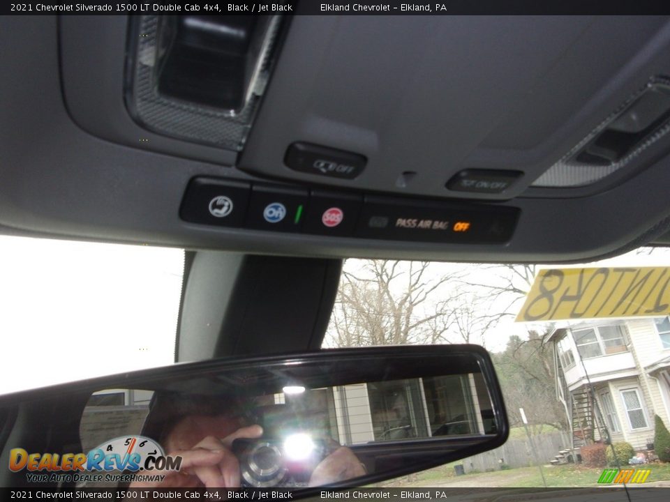 2021 Chevrolet Silverado 1500 LT Double Cab 4x4 Black / Jet Black Photo #27