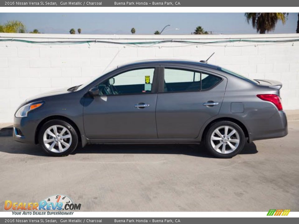 Gun Metallic 2016 Nissan Versa SL Sedan Photo #8