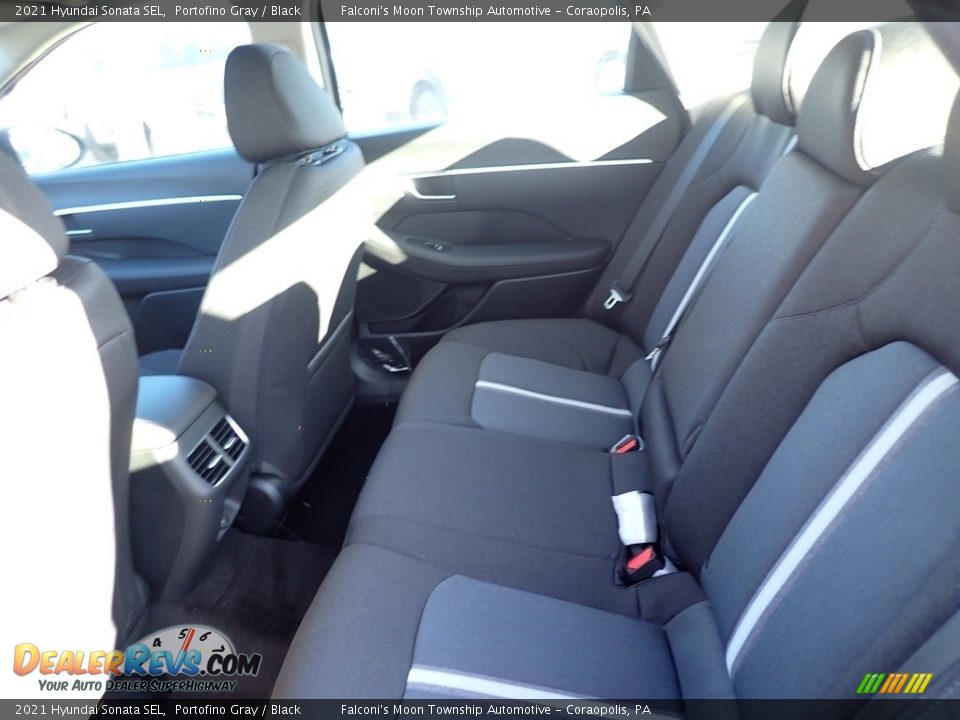 2021 Hyundai Sonata SEL Portofino Gray / Black Photo #8