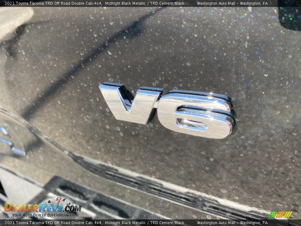 2021 Toyota Tacoma TRD Off Road Double Cab 4x4 Midnight Black Metallic / TRD Cement/Black Photo #22