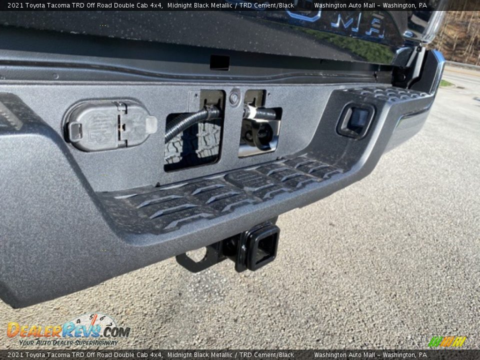 2021 Toyota Tacoma TRD Off Road Double Cab 4x4 Midnight Black Metallic / TRD Cement/Black Photo #23