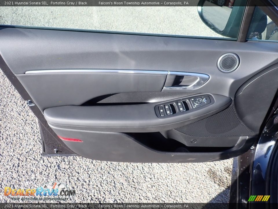 2021 Hyundai Sonata SEL Portofino Gray / Black Photo #10