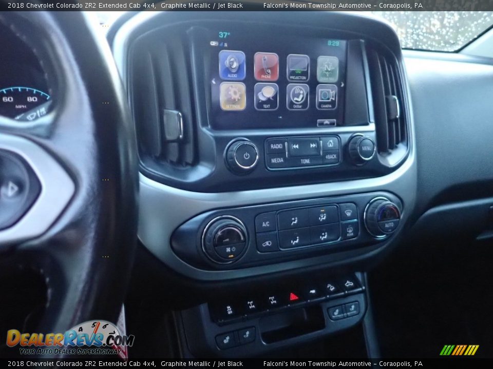 2018 Chevrolet Colorado ZR2 Extended Cab 4x4 Graphite Metallic / Jet Black Photo #22