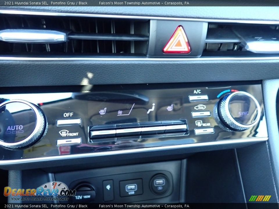2021 Hyundai Sonata SEL Portofino Gray / Black Photo #15
