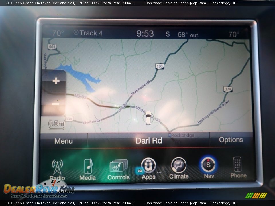 Navigation of 2016 Jeep Grand Cherokee Overland 4x4 Photo #4