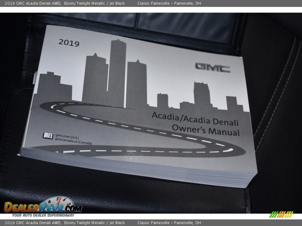 2019 GMC Acadia Denali AWD Ebony Twilight Metallic / Jet Black Photo #19