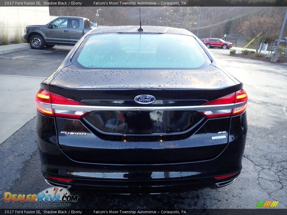 2017 Ford Fusion SE Shadow Black / Ebony Photo #3