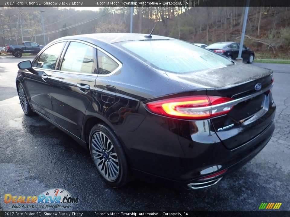 2017 Ford Fusion SE Shadow Black / Ebony Photo #5