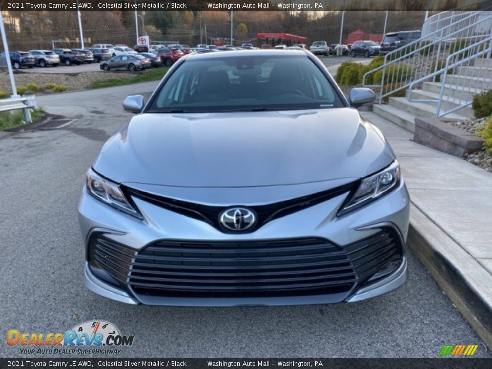 2021 Toyota Camry LE AWD Celestial Silver Metallic / Black Photo #11