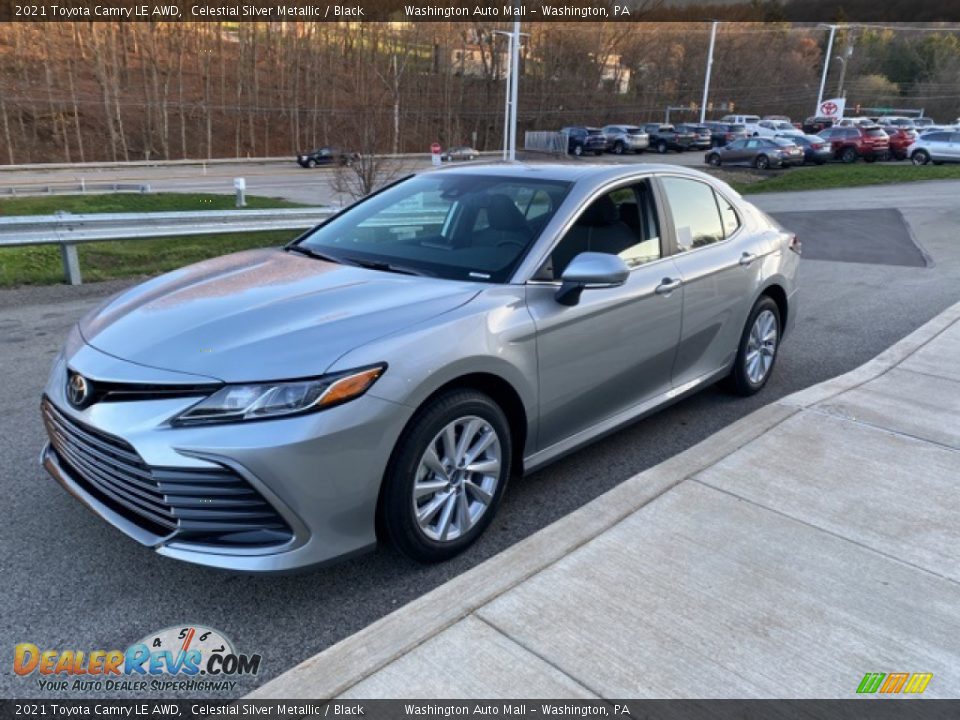 2021 Toyota Camry LE AWD Celestial Silver Metallic / Black Photo #12