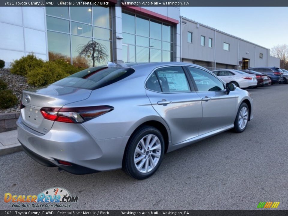 2021 Toyota Camry LE AWD Celestial Silver Metallic / Black Photo #13