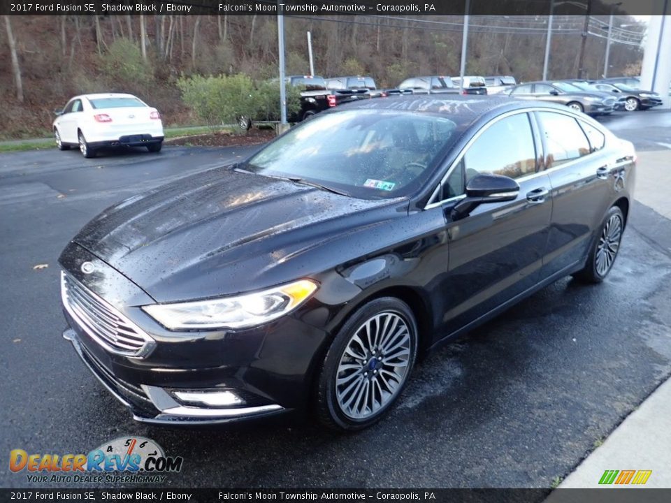 2017 Ford Fusion SE Shadow Black / Ebony Photo #7