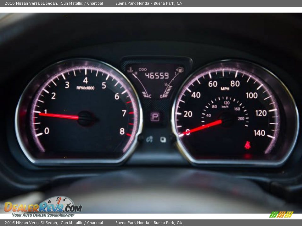 2016 Nissan Versa SL Sedan Gauges Photo #26