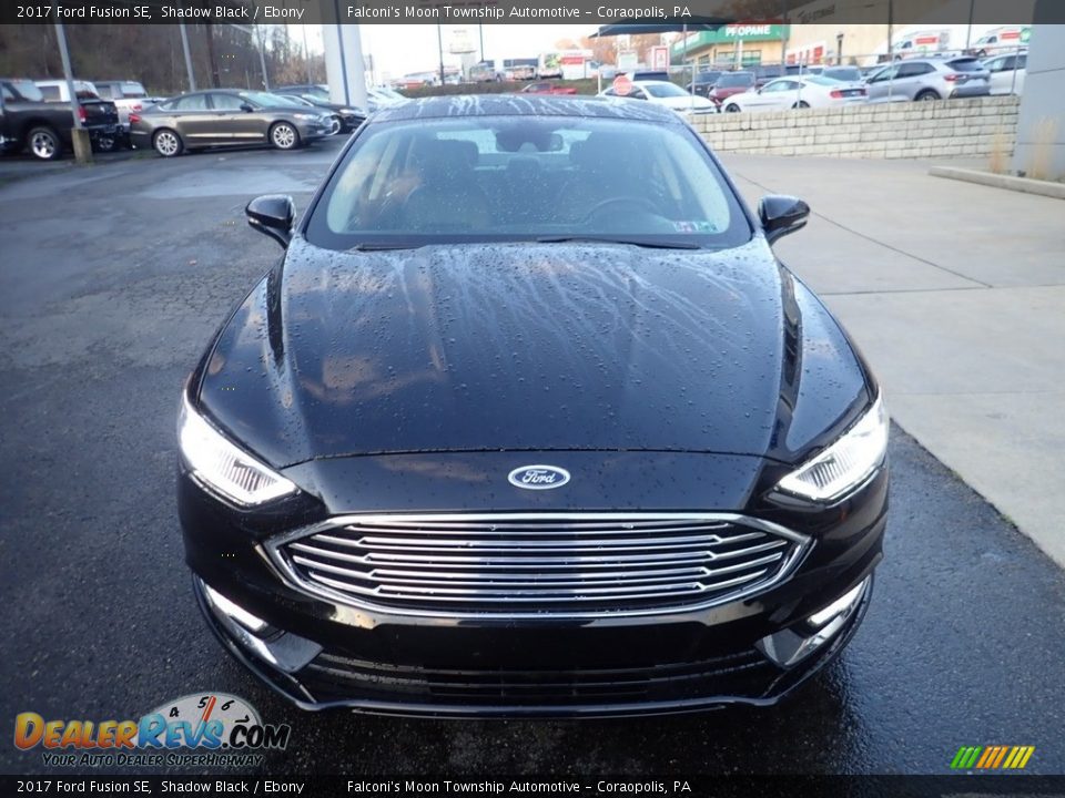 2017 Ford Fusion SE Shadow Black / Ebony Photo #8