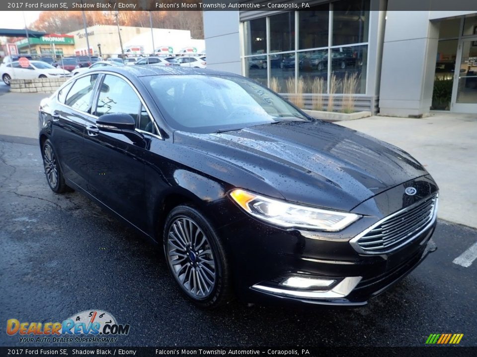 2017 Ford Fusion SE Shadow Black / Ebony Photo #9