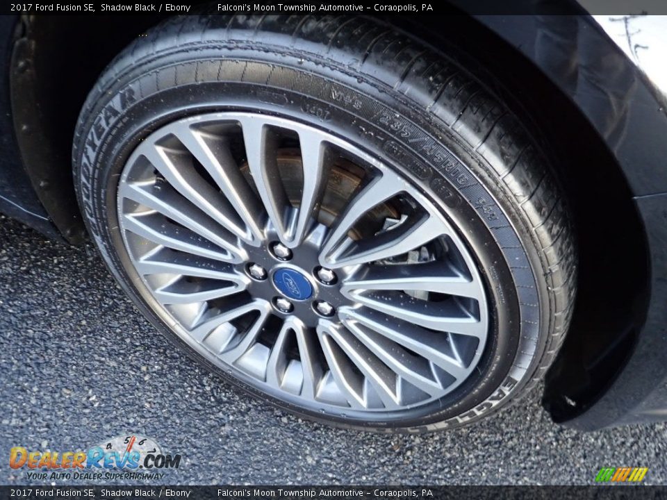 2017 Ford Fusion SE Shadow Black / Ebony Photo #10