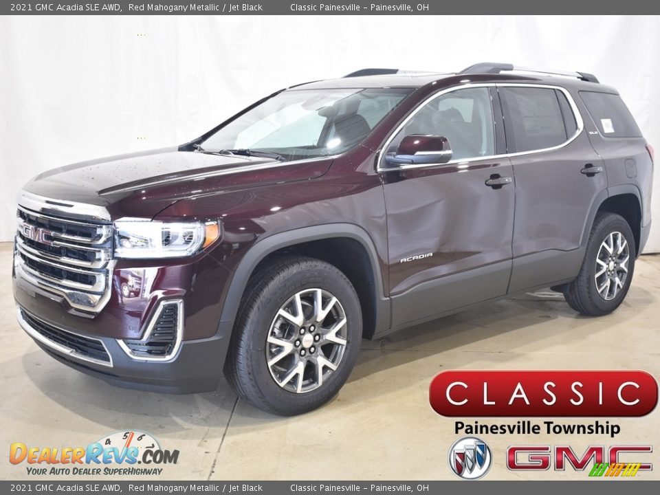 2021 GMC Acadia SLE AWD Red Mahogany Metallic / Jet Black Photo #1