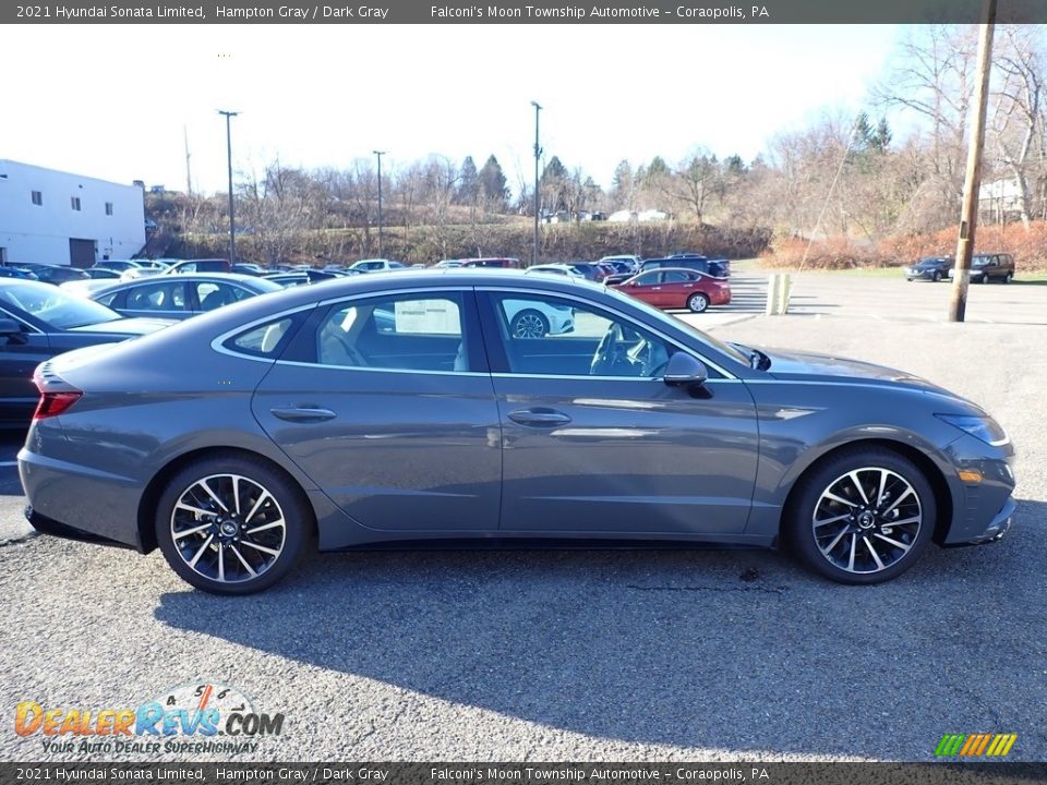 2021 Hyundai Sonata Limited Hampton Gray / Dark Gray Photo #1