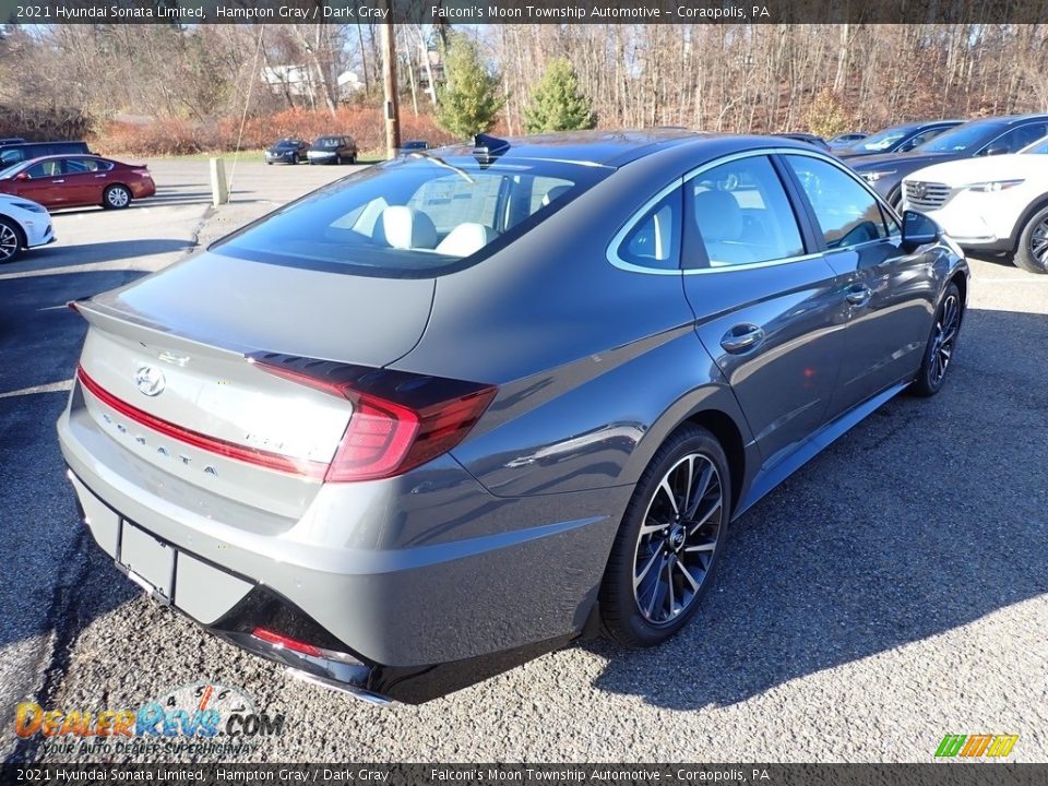 2021 Hyundai Sonata Limited Hampton Gray / Dark Gray Photo #2