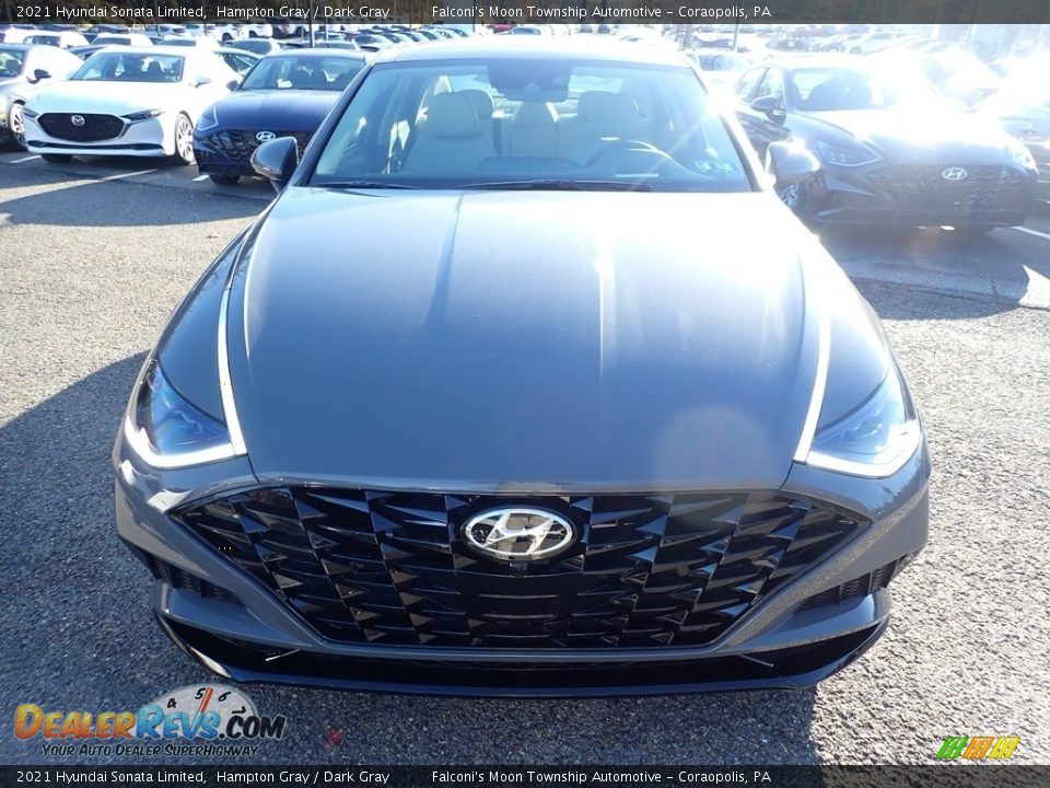 2021 Hyundai Sonata Limited Hampton Gray / Dark Gray Photo #4