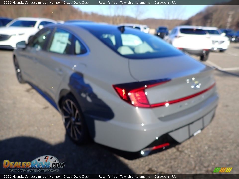 2021 Hyundai Sonata Limited Hampton Gray / Dark Gray Photo #6