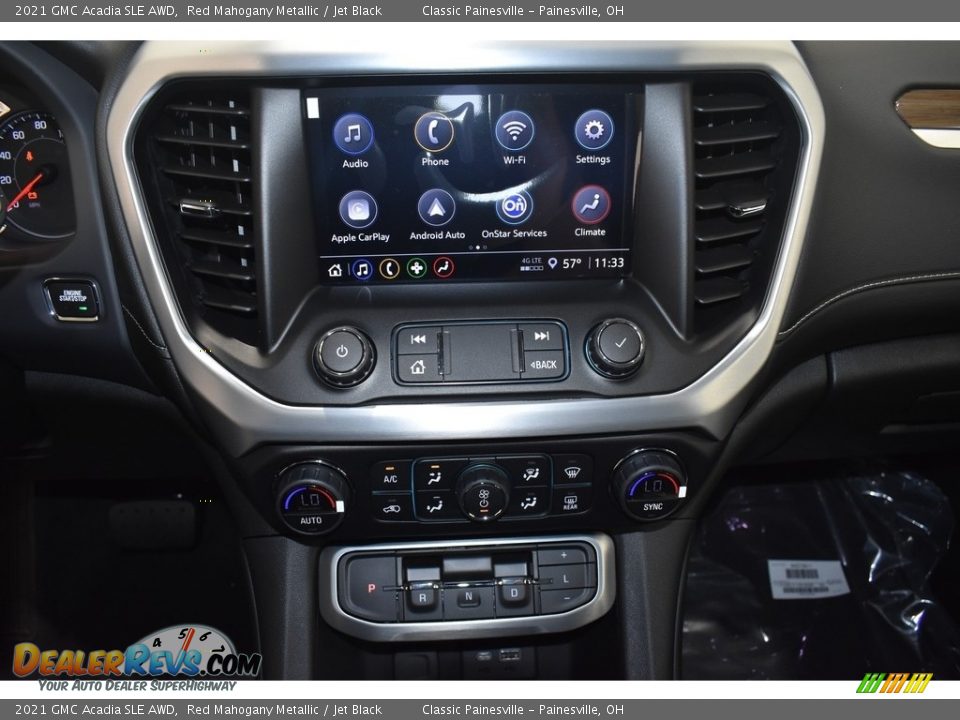 Controls of 2021 GMC Acadia SLE AWD Photo #11