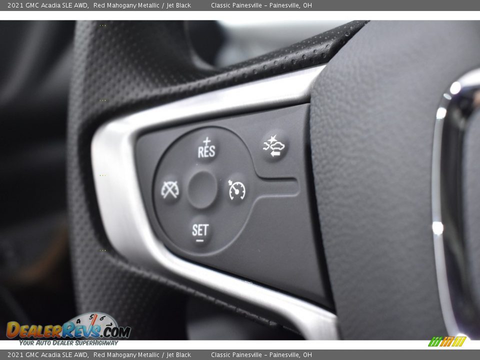 2021 GMC Acadia SLE AWD Steering Wheel Photo #12