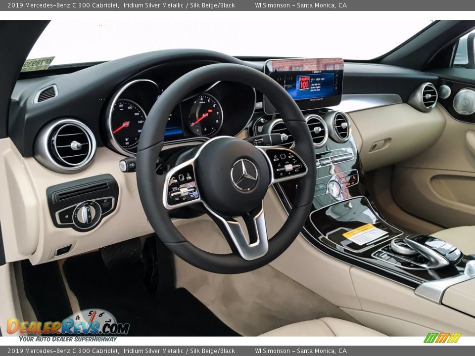 2019 Mercedes-Benz C 300 Cabriolet Iridium Silver Metallic / Silk Beige/Black Photo #4